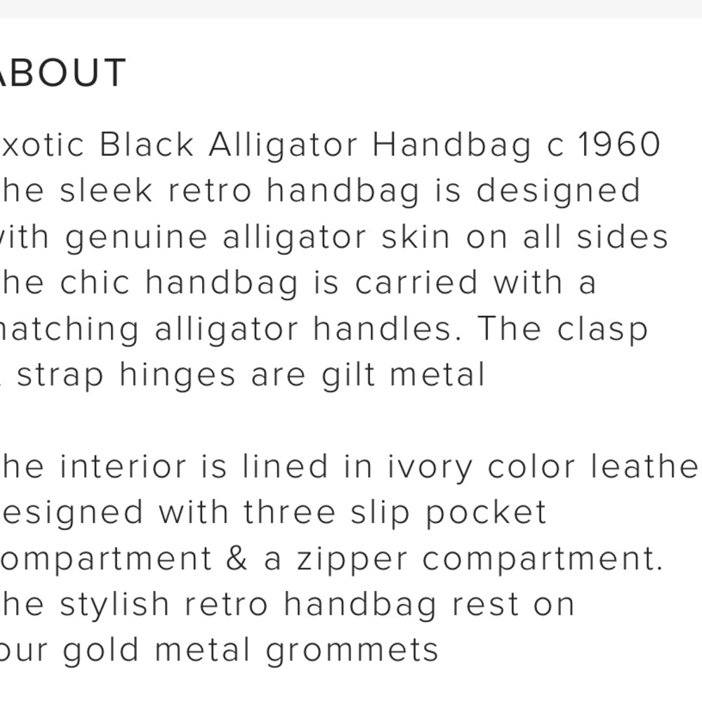 Elegant Black Crocodile-Embossed Women's Handbag - Picture 5 of 6